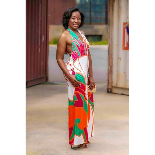 "Meet me at Brunch" Halter Jumpsuit