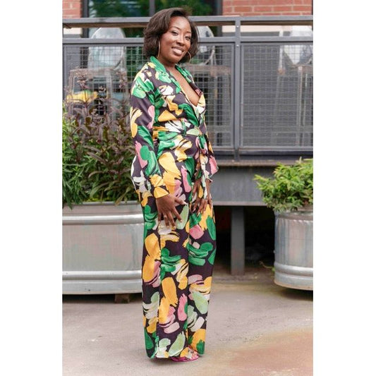 "Bloom Drift" Jumpsuit