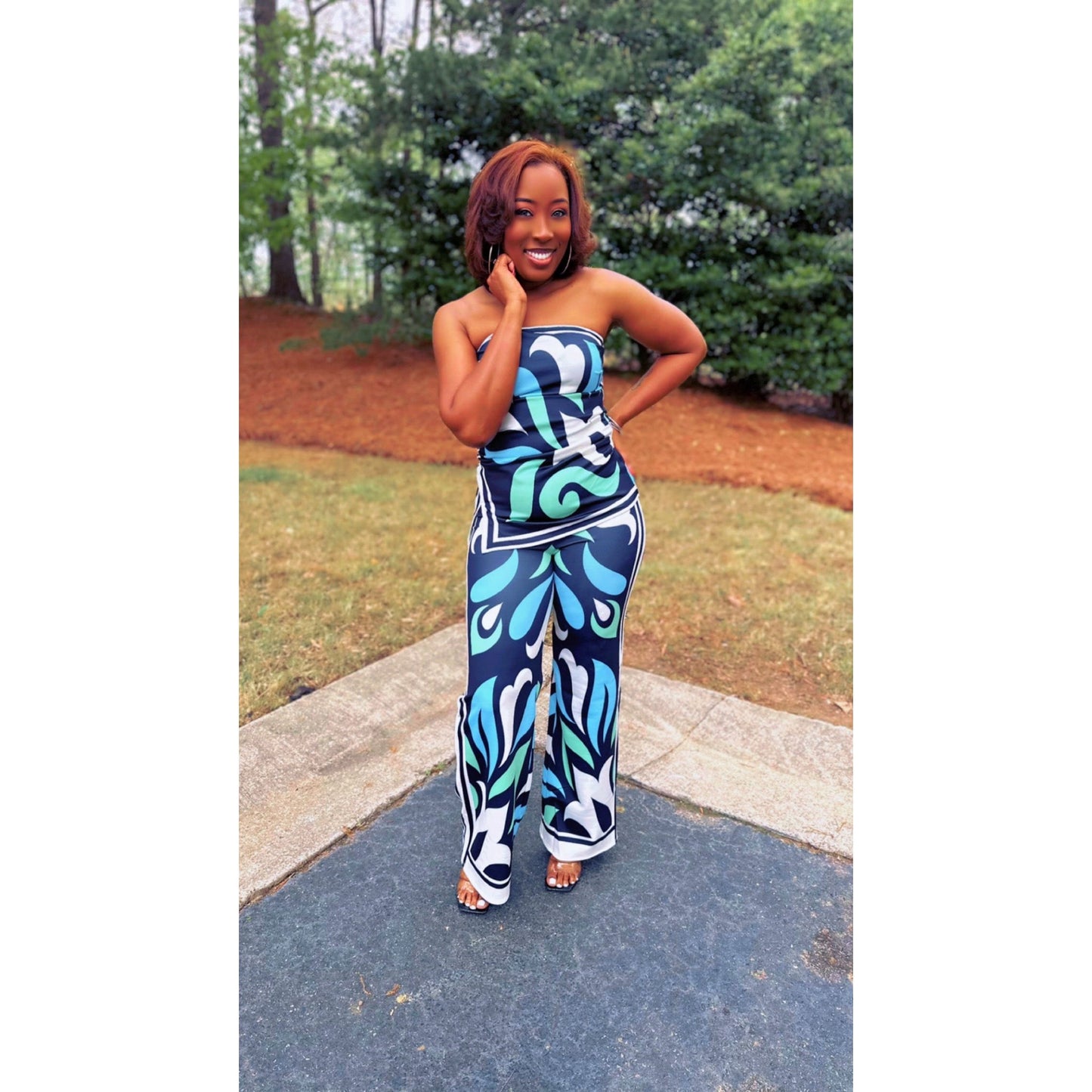 The "Gia" 2 Piece Pant Set