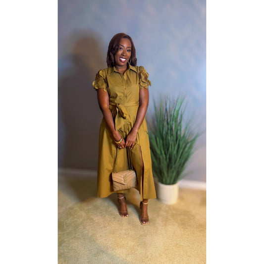 "Whisper & Wink" Lace Midi Dress