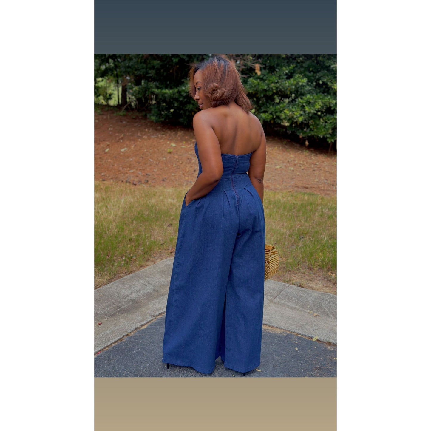 "Indigo Muse" Denim Jumpsuit
