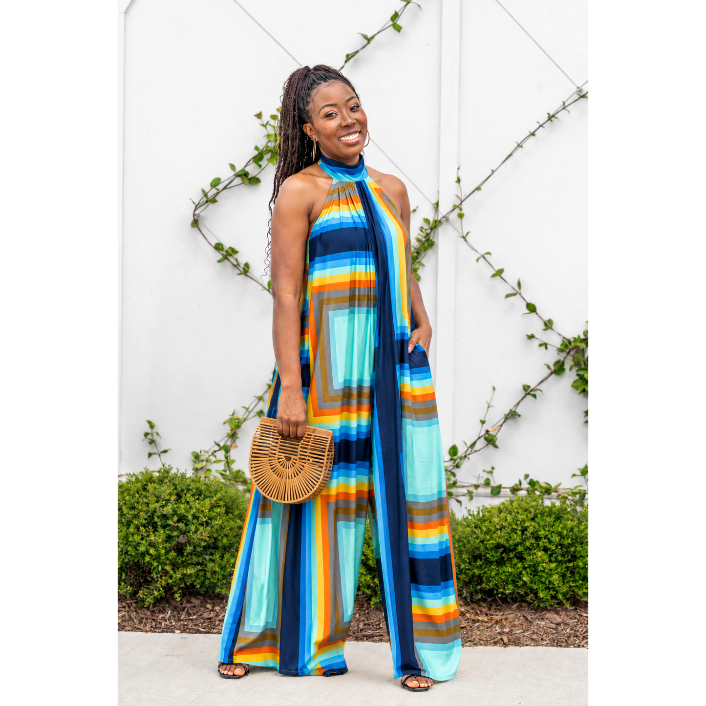 The “Santorini Dream” Jumpsuit