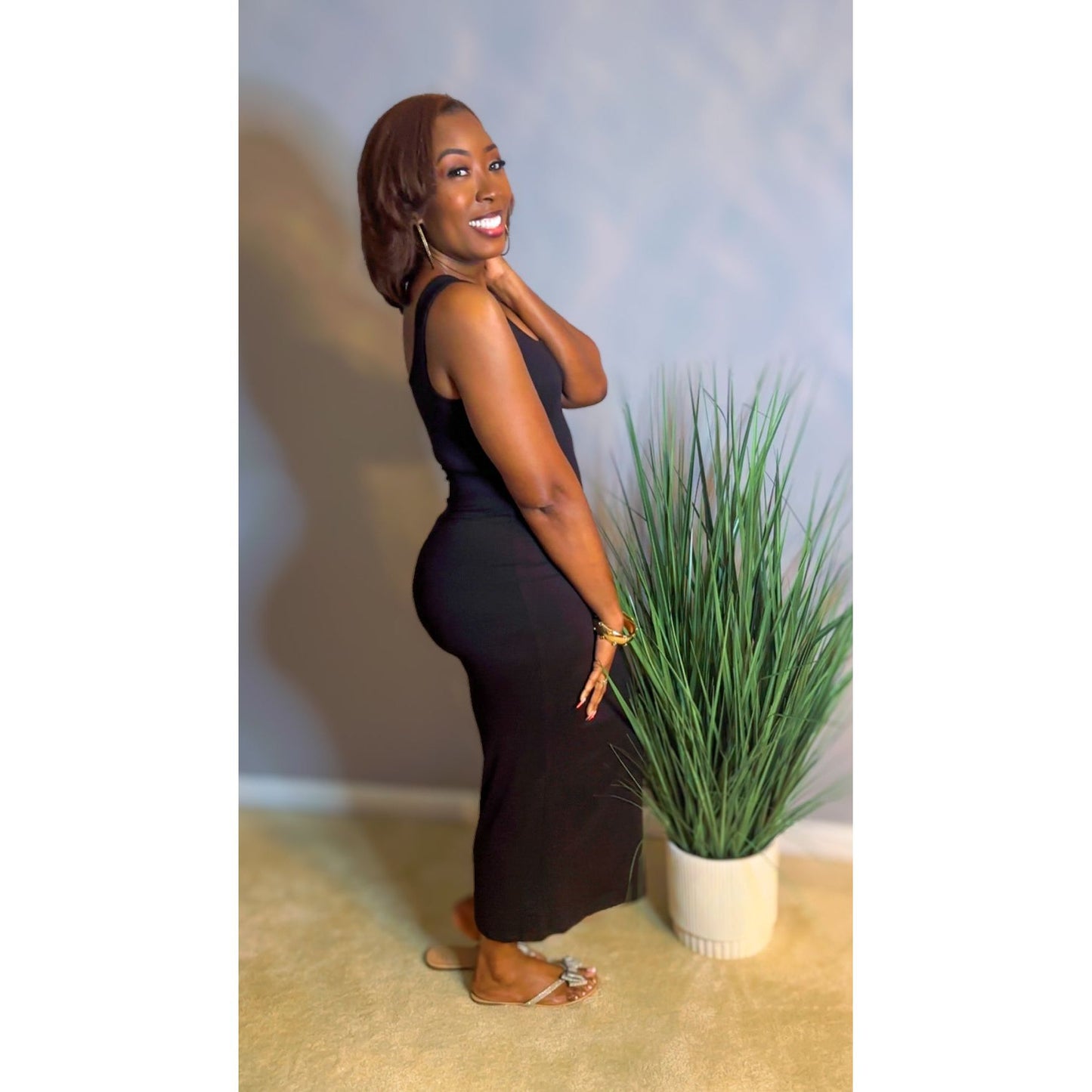 "Never Basic" Sundress - Black