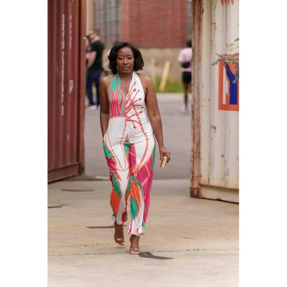 "Meet me at Brunch" Halter Jumpsuit