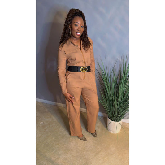 The “Savanna” Stretch Jumpsuit