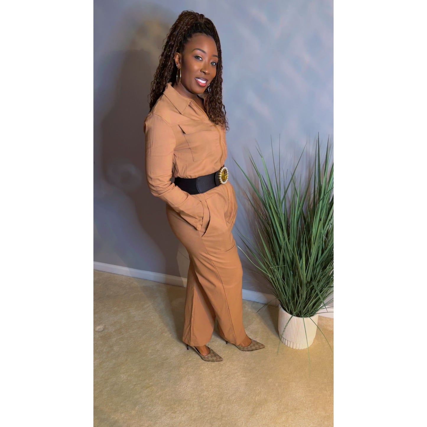 The “Savanna” Stretch Jumpsuit