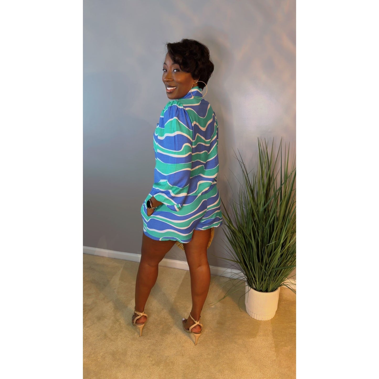"Marina Breeze" Short Set