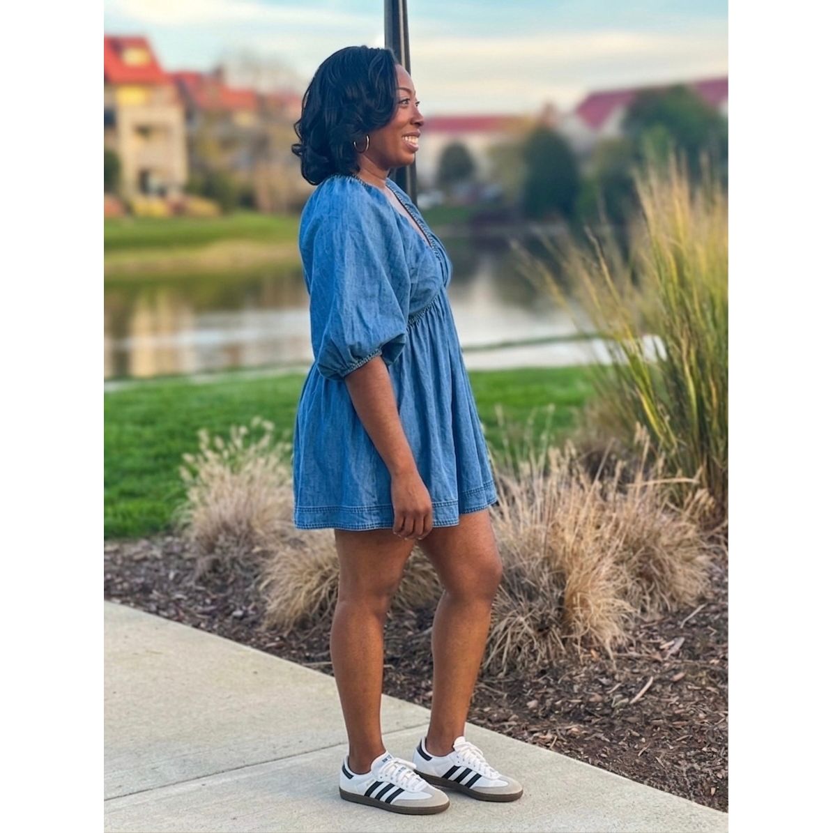 "Bleu Haven" Denim Mini Dress