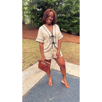 The "Paloma" Two-Piece Short Set