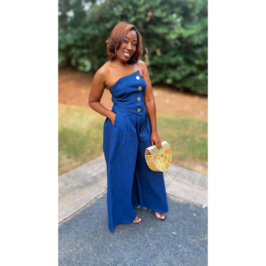 "Indigo Muse" Denim Jumpsuit