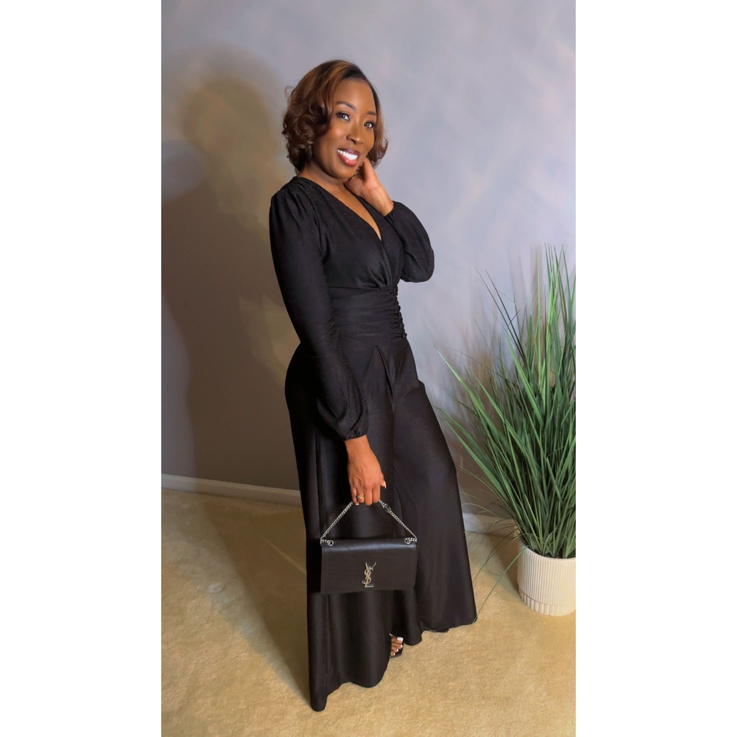 The "Naomi" Glitter Jumpsuit