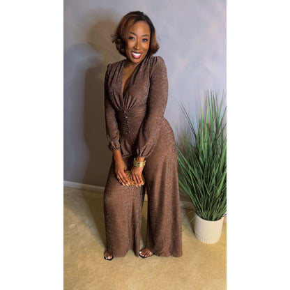 The "Naomi" Glitter Jumpsuit