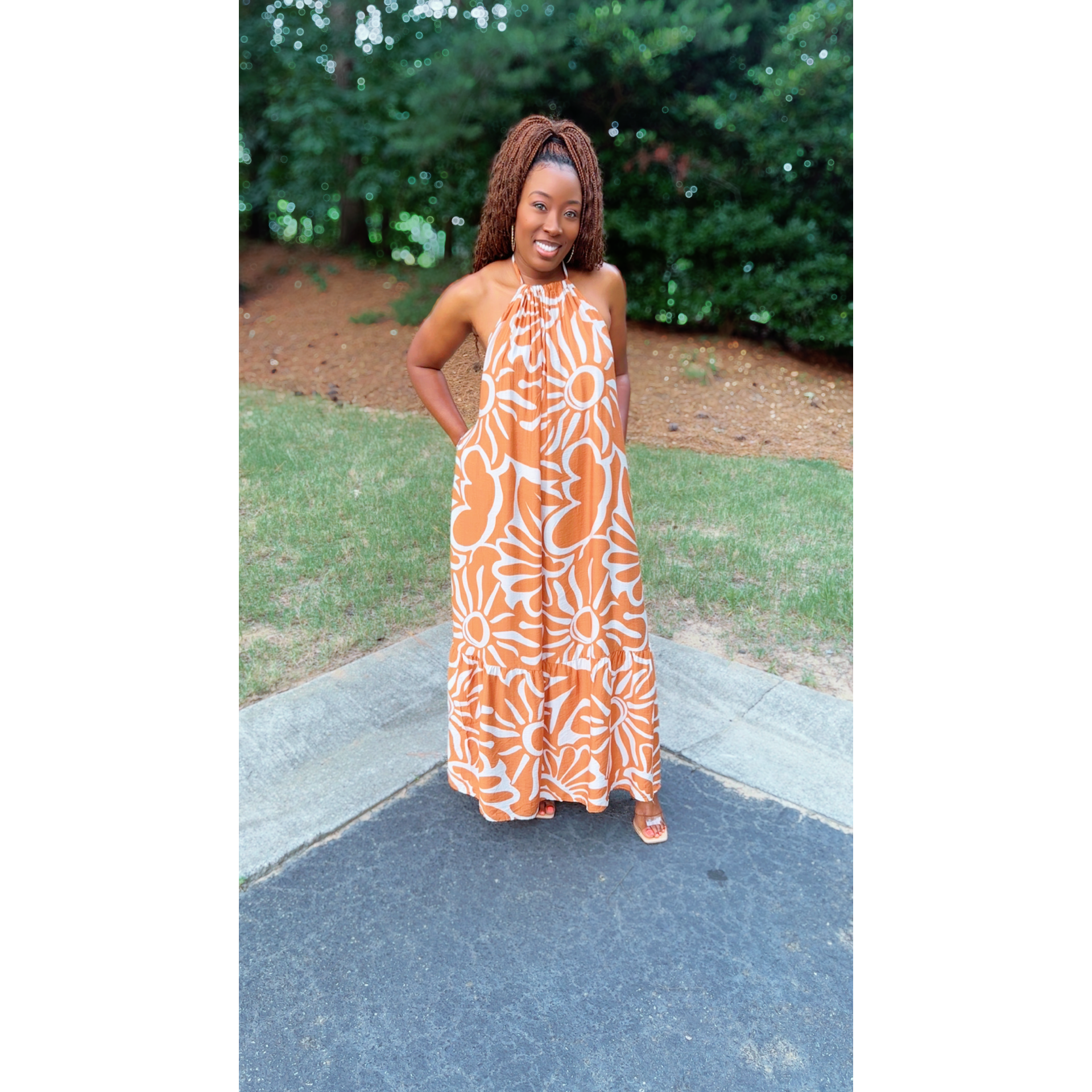 Nina Bliss" Halter Smocked Dress Eleven78 Clothing Nina Bliss" Halter Smocked Dress Eleven78 Clothing